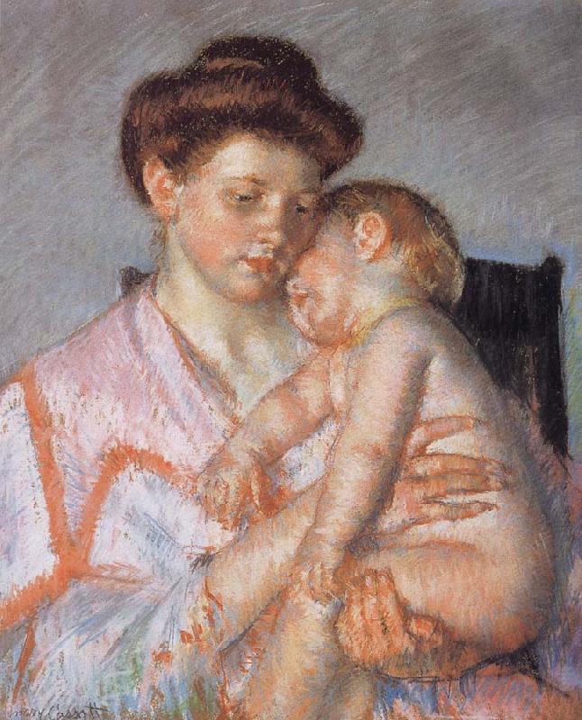 Mary Cassatt Sleeping deeply Child oil painting picture